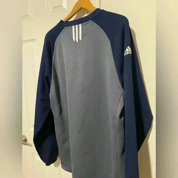 Adidas Ravens XL pullover sweatshirt gray/ navy - Picture 5 of 12